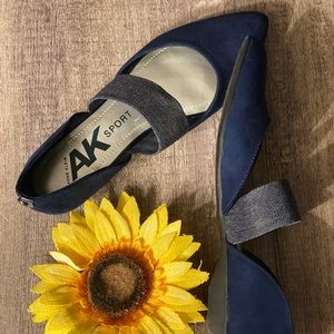 Anne Klein Sport Navy Flats